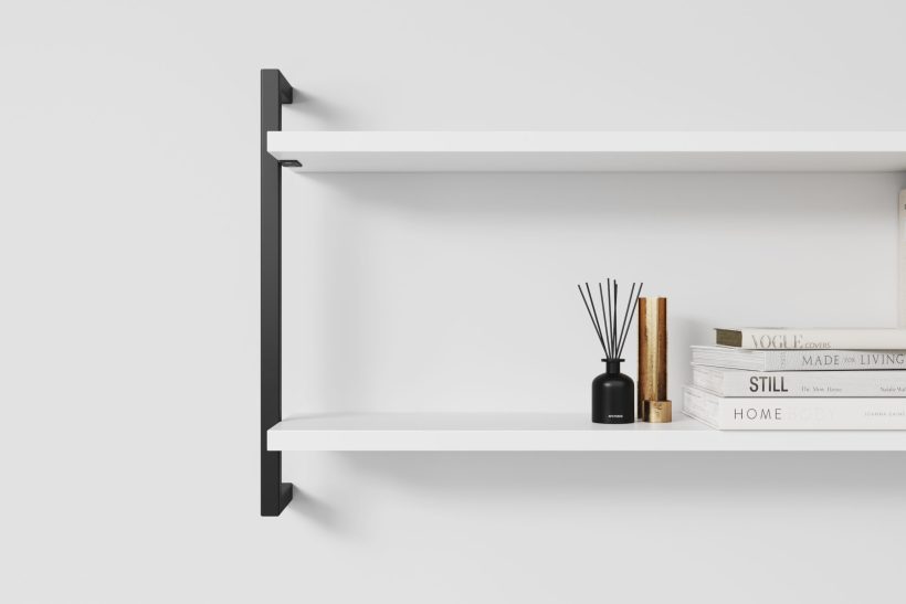 double white shelf